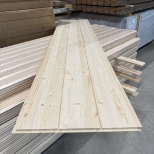 Sisustuspaneeli 15x175x2370mm STS4 päätypontattu mänty
