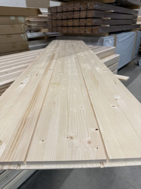 Sisustuspaneeli 15x175x2370mm STS4 päätypontattu mänty - Image 5